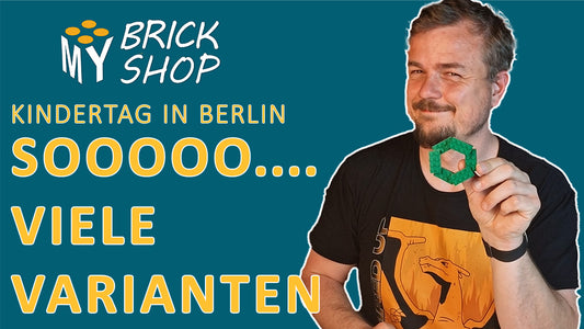 6 Klemmbausteine - wie viele Varianten? Großes Kindertagsevent in Berlin
