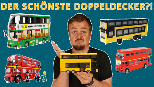 Wer hat den besten Doppeldecker? | Der große Vergleich der Klemmbaustein Alternativen