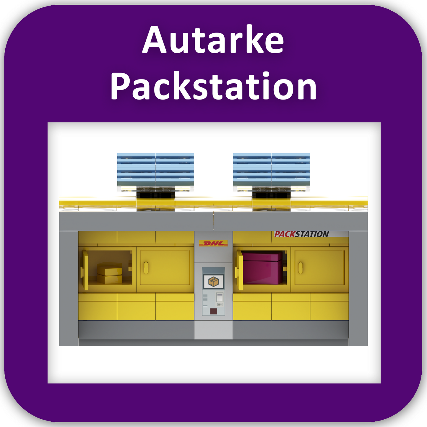 myBrickZ 0003 DHL Streetscooter + Deutsche Post Packstation