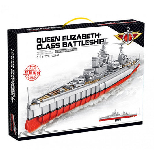 Panlos Schlachtschiff Queen Elisabeth 637008 Klemmbaustein Set