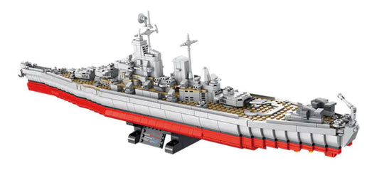 Panlos Schlachtschiff Iowa 637010 Klemmbaustein Set
