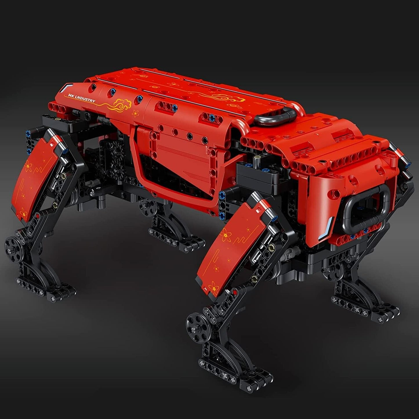 Mould King roter Roboter - Hund 15067 Klemmbaustein Set