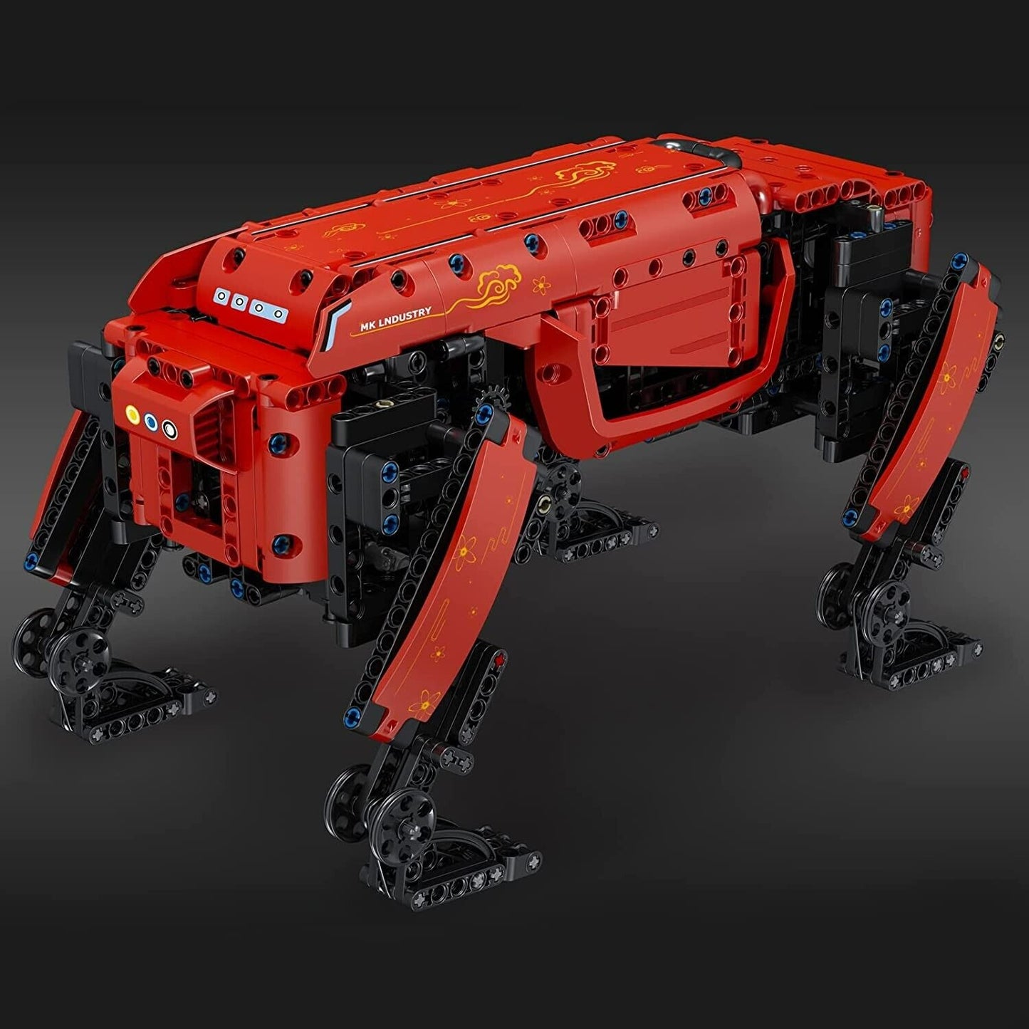 Mould King roter Roboter - Hund 15067 Klemmbaustein Set