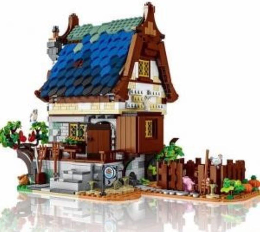urge mittelalterliche Wassermühle 50104 Klemmbaustein Set