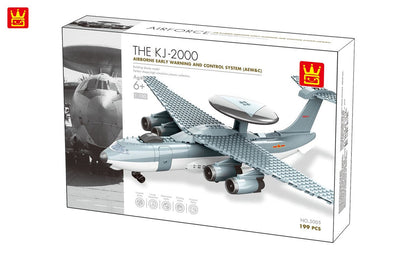 Wange KJ-2000 Frühwarnflugzeug 5005 Klemmbaustein Set