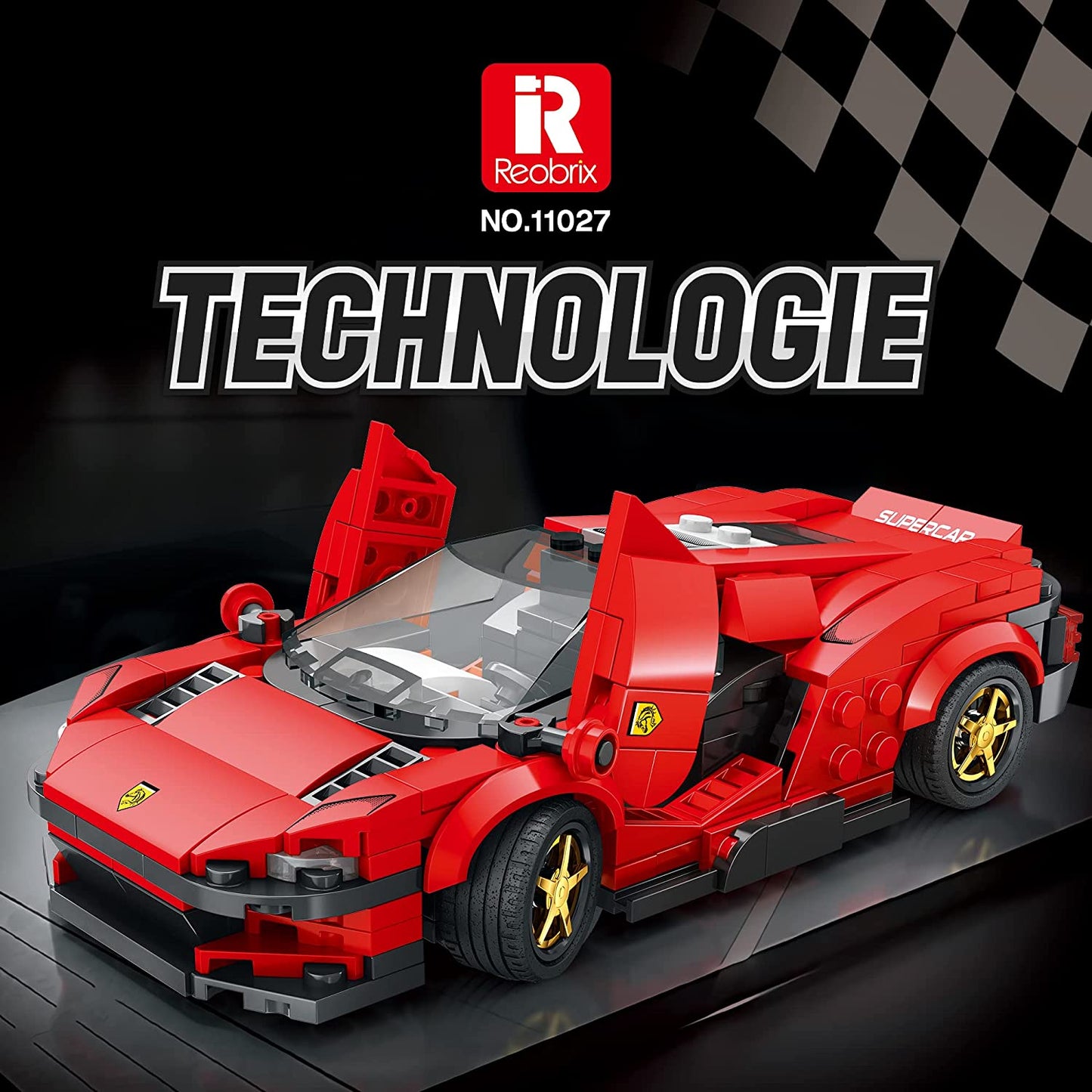 reobrix Ferrari 11027 Klemmbaustein Set