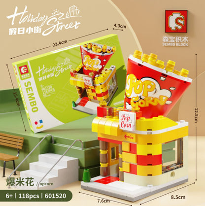 Sembo Popcorn-Shop 601520 Klemmbaustein Set