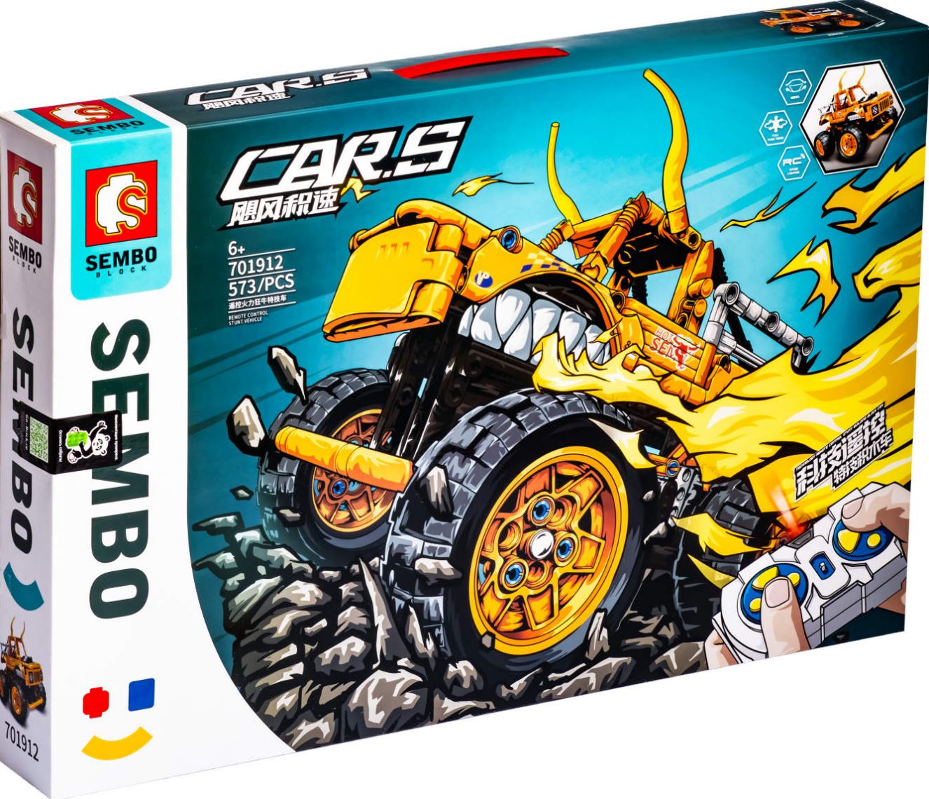Sembo Monstercar 701912 Klemmbaustein Set