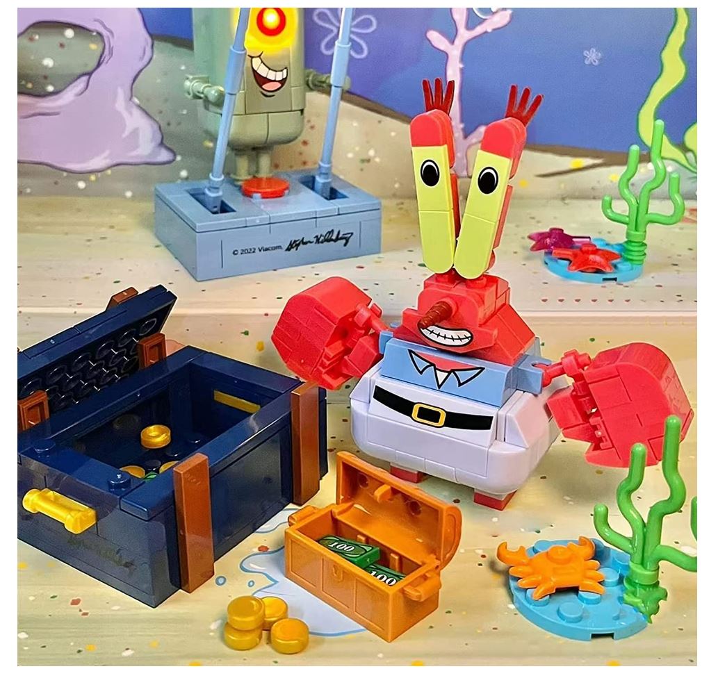 Sembo Spongebob Mr. Krabs 612207 Klemmbaustein Set