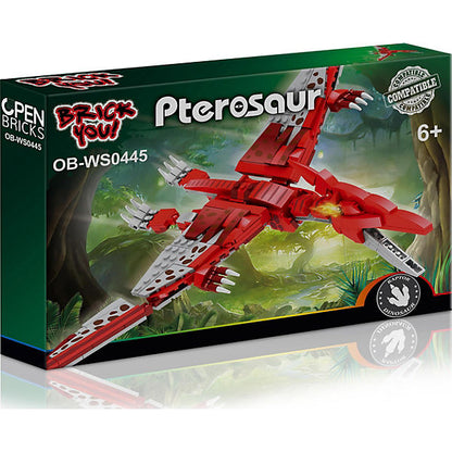 Open Bricks - Pterosaurus Dino Klemmbaustein Set