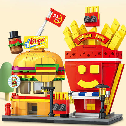 Sembo Burger Laden 601530 Klemmbaustein Set
