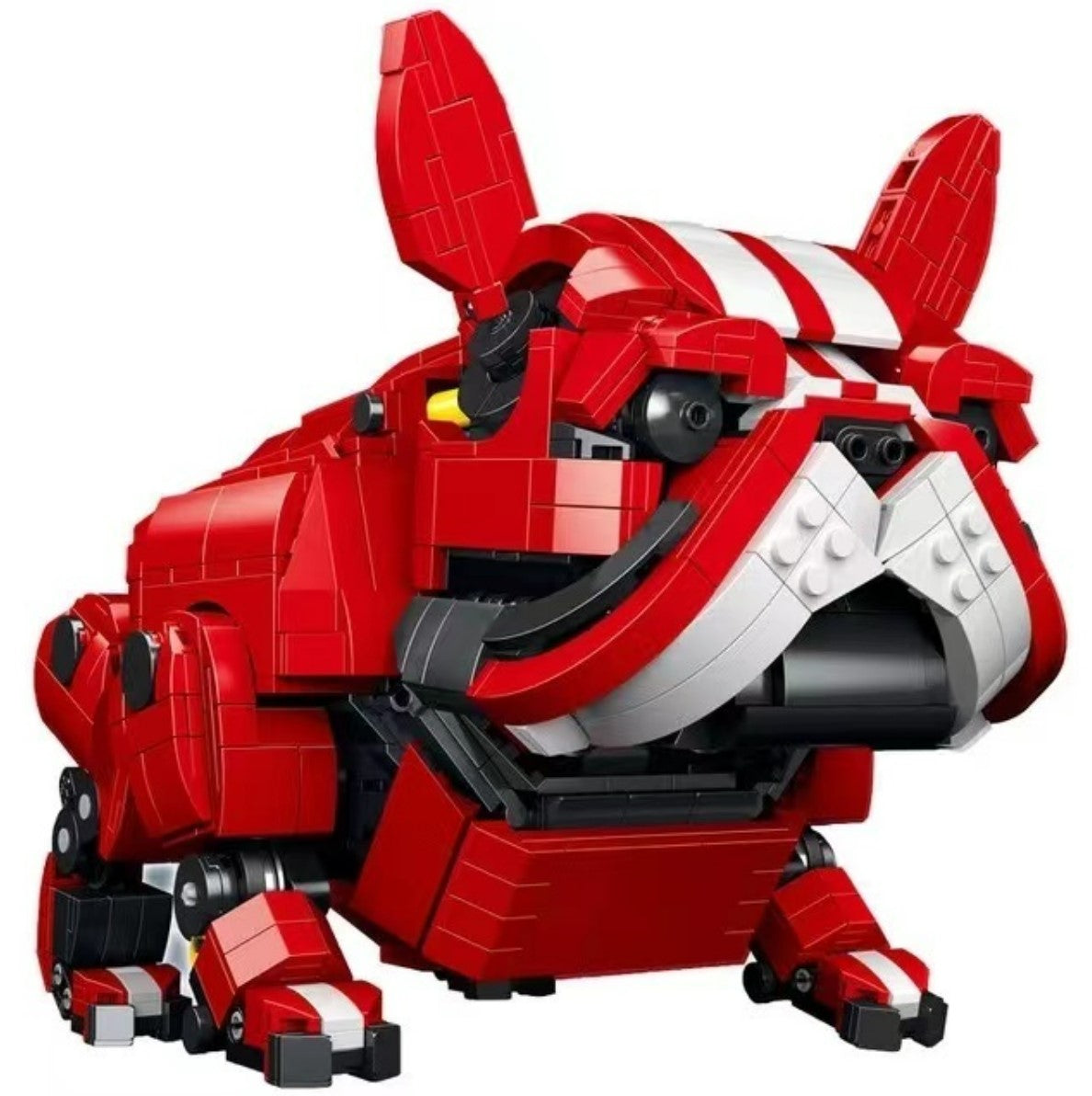 DK rote, mechanische Bulldogge Klemmbaustein Set