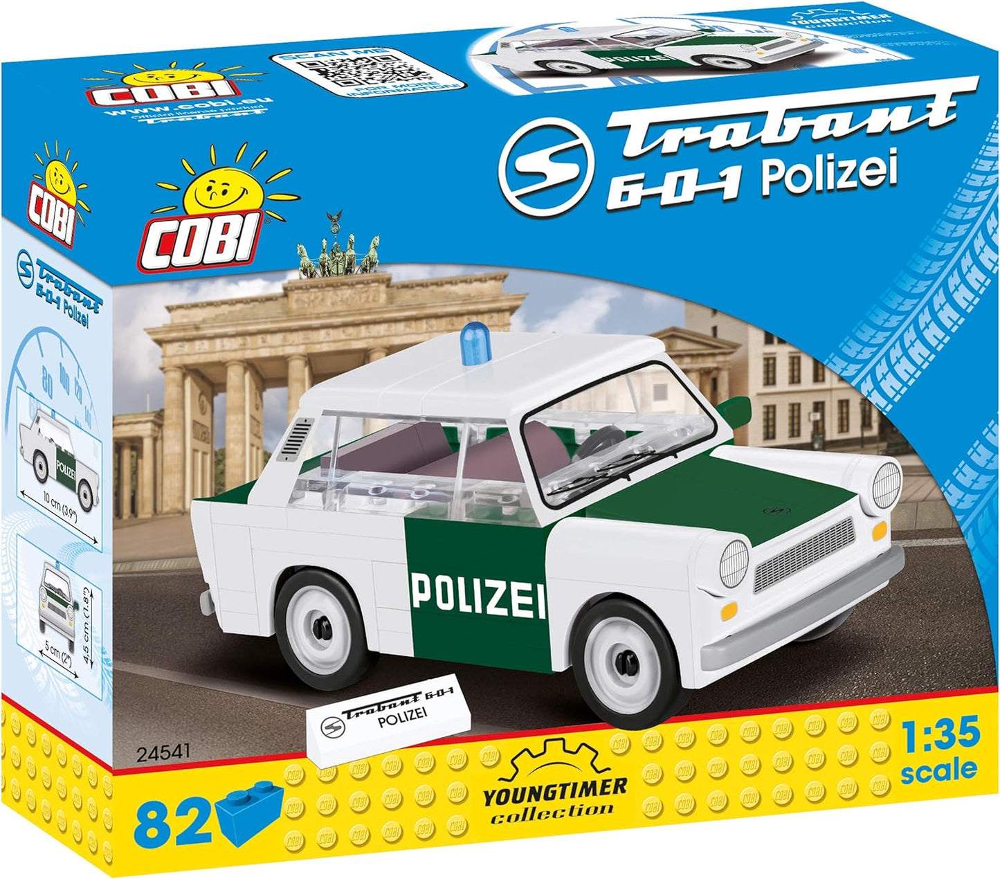 Cobi DDR Polizei Trabant 601 24541 Klemmbaustein Set