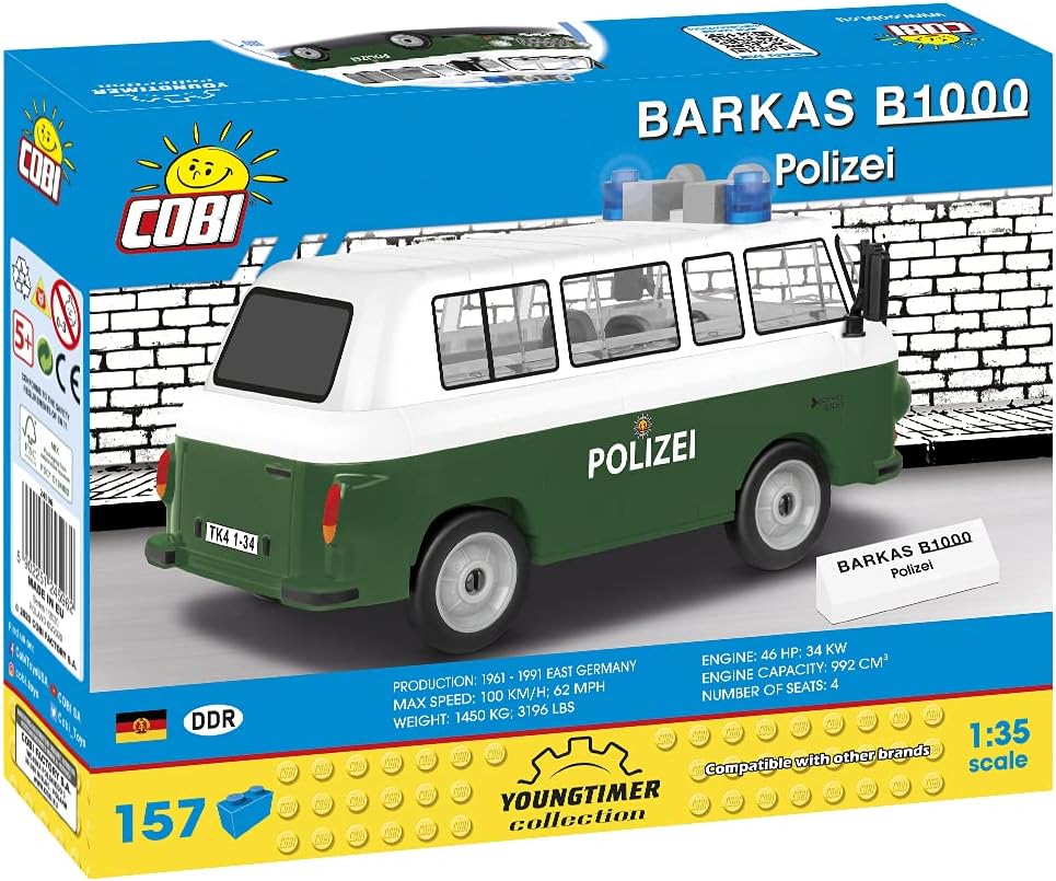 COBI Barkas B1000 Polizei 24596 Klemmbaustein Set