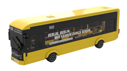 myBrickZ 0006 BVG Bus Klemmbaustein Set
